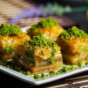 A Close-Up Shot of Delicious Baklava